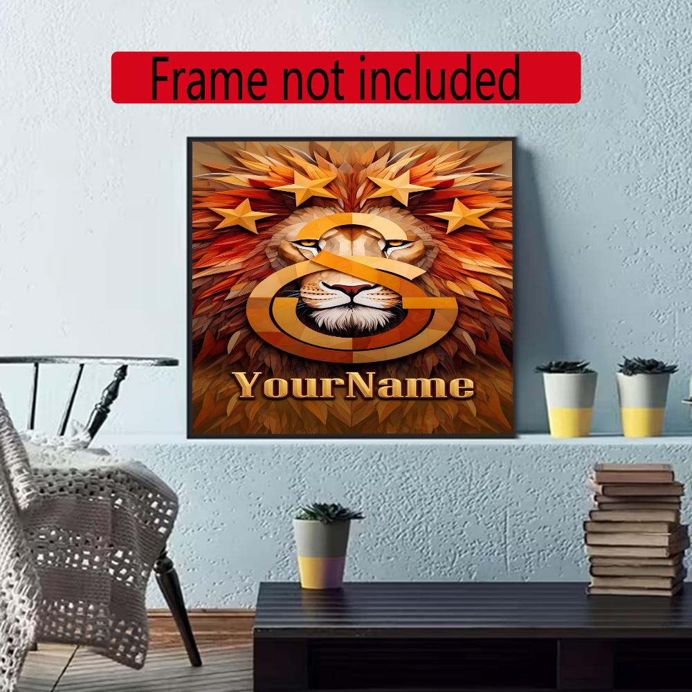 Galatasaray Customize Text Diamond Painting Round Diamond Mosaic Suitable For Beginners Diamond Painting Rhinestones Gift Frameless
