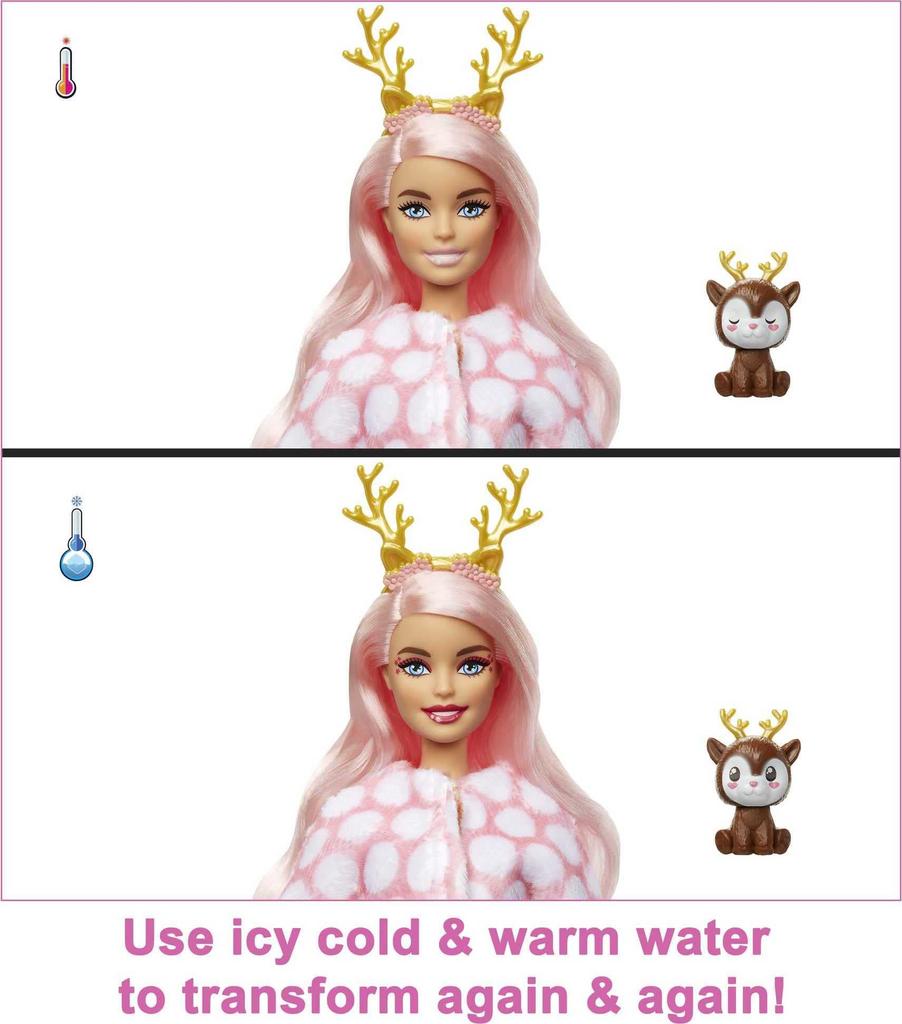 Barbie Cute Barbie in a Deer Costume HJL61 Up! [Dress-up Doll] [Ages 3+]