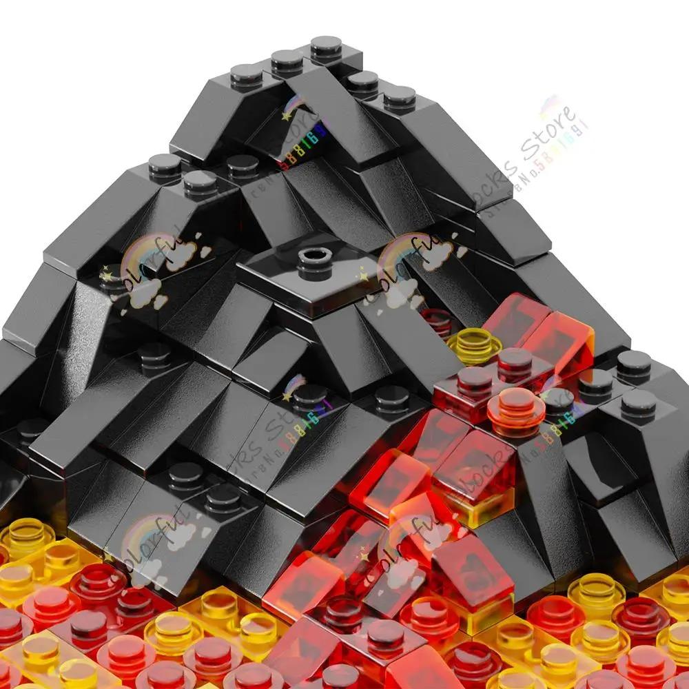 Războiul Stelelor Scene din Film Blocuri de Construcție MOC DIY Sci-Fi Mustafar Nava Imperială Figurină de Acțiune Asamblare Cărămizi Jucării Pentru Copii