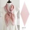 Spring new retro 111 mulberry silk silk scarf fashion temperament silk double crepe lace rhombus scarf accessories