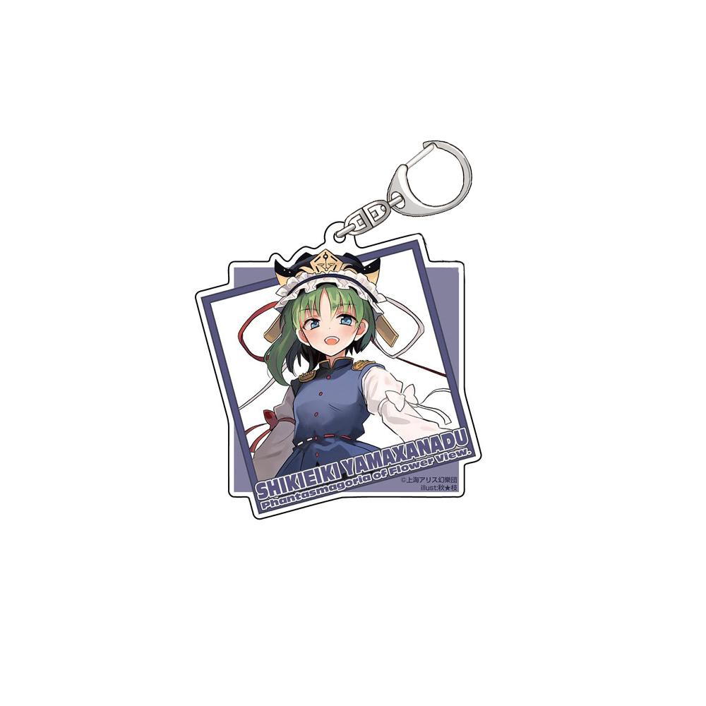 

Touhou project Aya SShiameimaru Medicine Melancholy Reimu Hakurei Marisa Kirisame Official HD Acrylic Keychain Bag pendant Gifts 6 cm