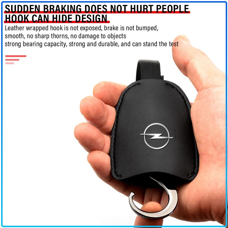 Leather Car Seat Back Hooks Portable Hanging Bag Rack Car Accessories For Opel Astra C G H Insignia J K Zafira B Corsa Vectra C Corsa C
