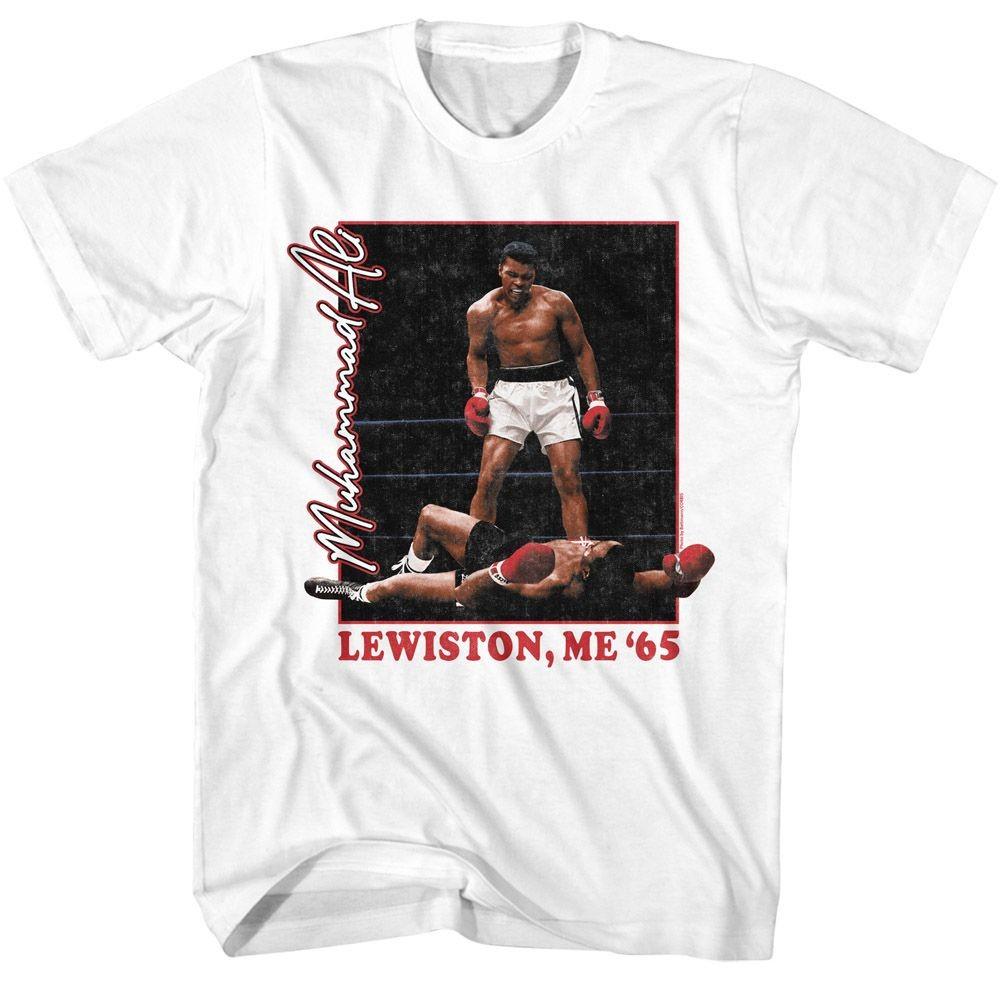 Muhammad Ali Lewiston White Icon Boxing Shirt XL