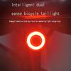 Tail Light Smart Normal Version with 3.7V 400mAh Rechargeable Battery Type C Charging Input Bike Lights for Adult Bikes