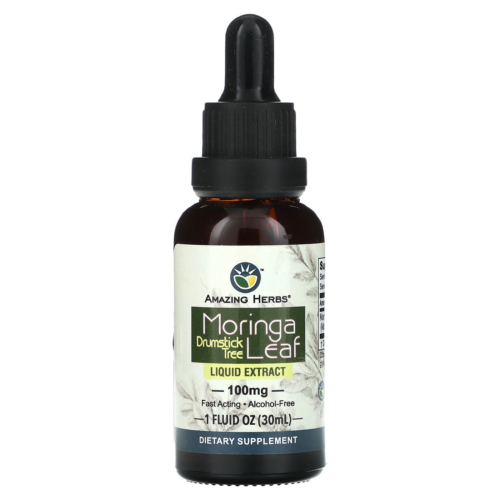 

Moringa Leaf, Liquid Extract, 30 mL (1 Fl Oz)