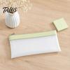Soft Color Pencil Case Clear Mesh Case, Large Transparent Pen Pouch for Girls, Waterproof Quick Access Bag Stationery High School Students, Cosmetics