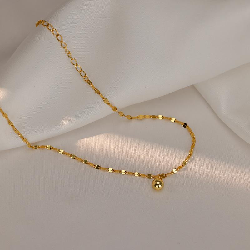 Französischer Chic Titanstahl Fußkettchen für Damen - Elegant, vielseitig und super glänzend exotische Fußkette