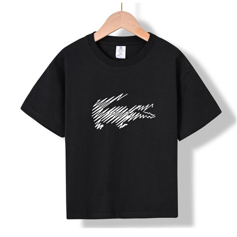 

MC-63 MINISO 2026 Summer New Printed Cotton Round Neck T-shirt for Children Aged 1-16, Boys and Girls 100