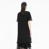 JNBY 2025 Autumn Loose Round Neck Short Sleeve Dress