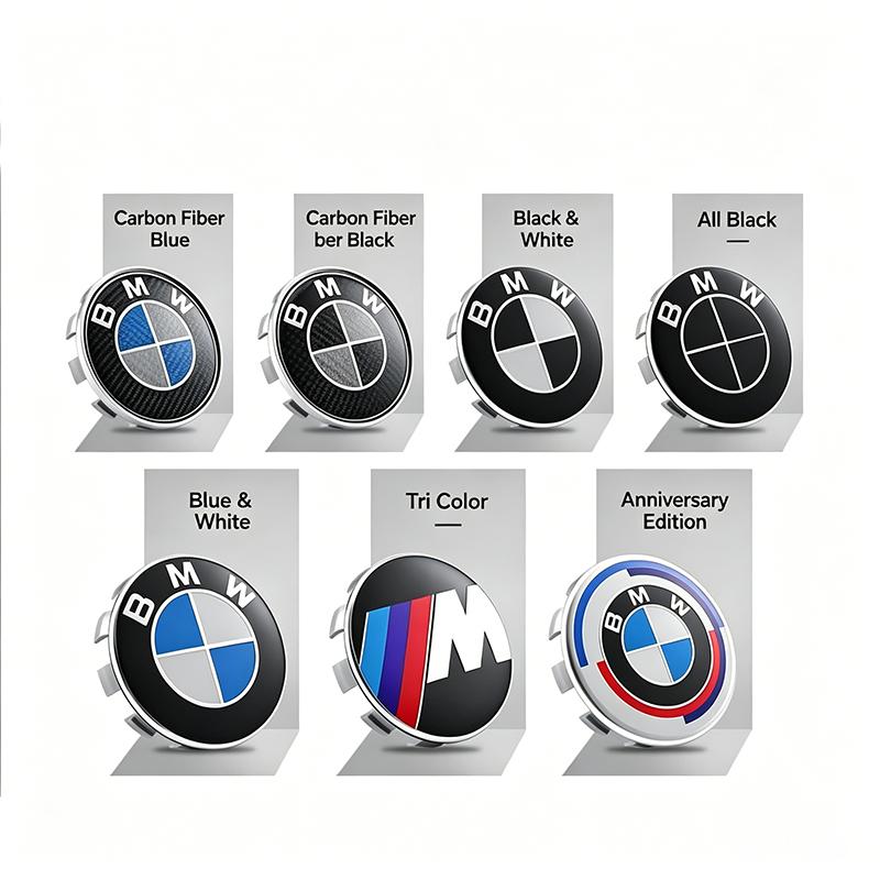 56mm Car Badge Wheel Center Cover Stickers Hub Caps Decal For BMW M Z4 M3 M5 M6 X3 E46 E90 E39 F10 F20 F30 G20 E60 X6 G30 G38 QWAKL1