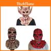 Satanic Latex Mask For Halloween Cosplay With Horns For Costume Parties