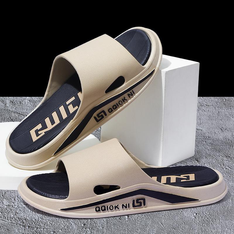 Slippers Men's Summer Indoor Home Outdoor Wear Bathroom Bath Non-slip Deodorant Couple Sports Cool Slippers Men's