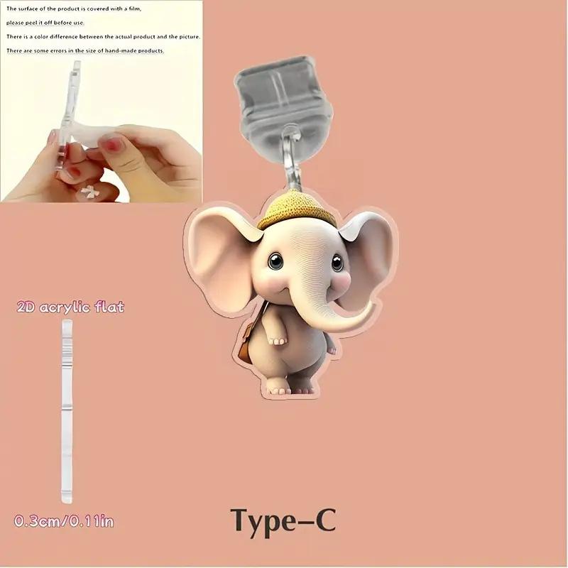 1/3 Stück Niedlicher Chihuahua Acryl Handy Staubschutzanhänger für iPhone, Samsung und Xiaomi