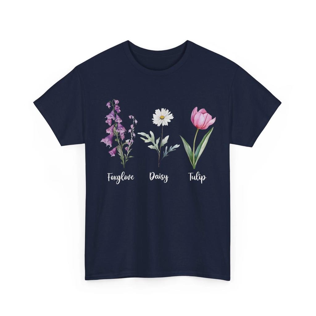Subtle Floral Anti Trump Shirt Flowers Foxglove Daisy Tulip T Shirt