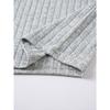 Men's Stretch Ribbed V-Neck Short Sleeve T-Shirt.