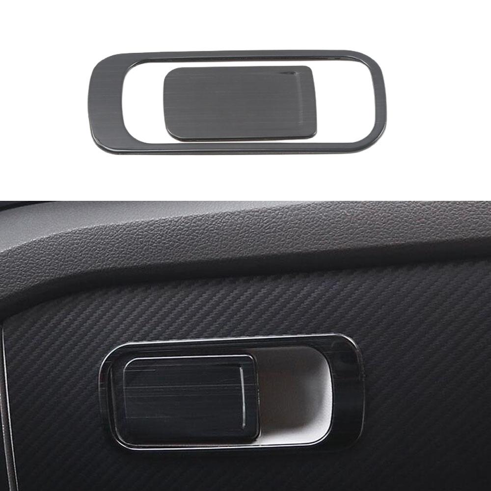 Stainless Steel Gear Box Panel Cover Brushed Black Door Audio Speak Sound Trim Frame For Volkswagen VW T-cross Tcross - Style 15