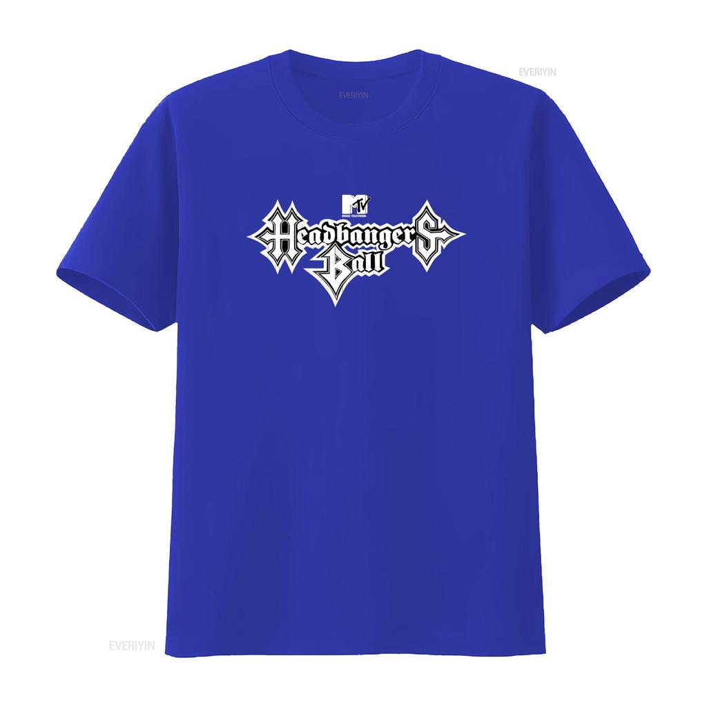 MTV Headbangers Ball T Shirt Rock Music Fans Must Have Vintage Washed Soft Top For Everyday Wear Comfortable Streetwear