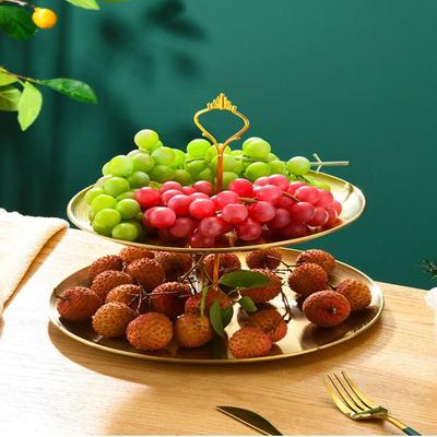 Easy To Use Stainless Steel Fruit Stand 2/3 Layer Dessert Display Holder  Birthday Party