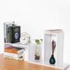   Table Desktop Storage Rack Display Shelf   Counter Top Bookcase White