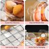 10Pcs Disposable Clear Plastic Packaging Box With Cover Food Container Cupcake Holders For Desserts Fruit Bread Party Favor Cake