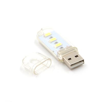 Mini USB LED noční světlo kempingová lampa pro čtení žárovka notebooky počítač