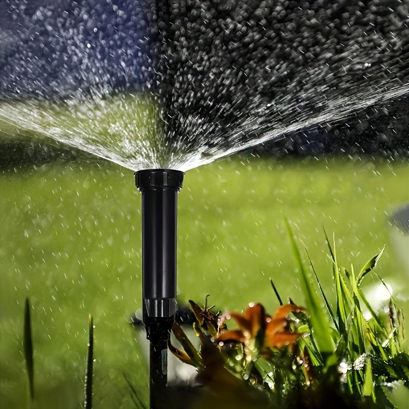 1 pz. Testa Sprinkler Pop-Up Retrattile Rotante a 360° Spruzzo ad Alta Pressione Plastica Resistente Strumento per l'Irrigazione del Prato Accessori da Giardino