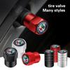 4/8 Stuks Auto Wiel Band Ventieldopjes Stof Accessoires Voor Giulia Stelvio Giulietta 156 159 147 Mito Tonale Brera Disco V