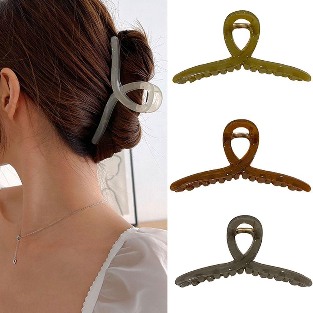 Back Head Ponytail Clip Women Hairpins Female Barrette Hair Claws for Thick Hair Korean Hair Clip