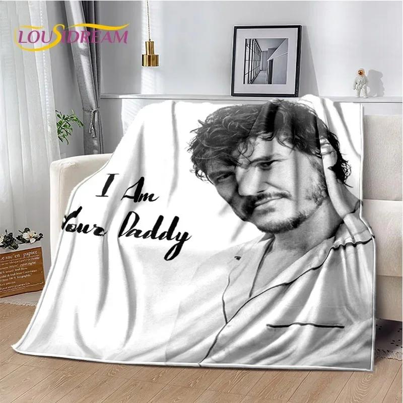 Pedro Pascal Funny Printing 29 Style Blanket,Soft Throw Blanket for Home Bedroom Bed Sofa Picnic Travel Office Cover Gifts Kids