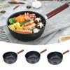 S dřevěnou rukojetí pánev na omelety nepřilnavé hrnce na těstoviny přenosná pánev na smažená vejce kuchyňské potřeby
