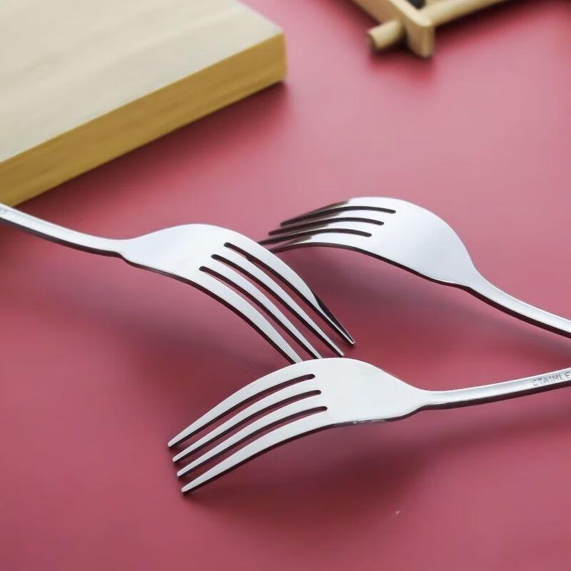 Ruhan Thickened Stainless Steel Dinner Fork Set