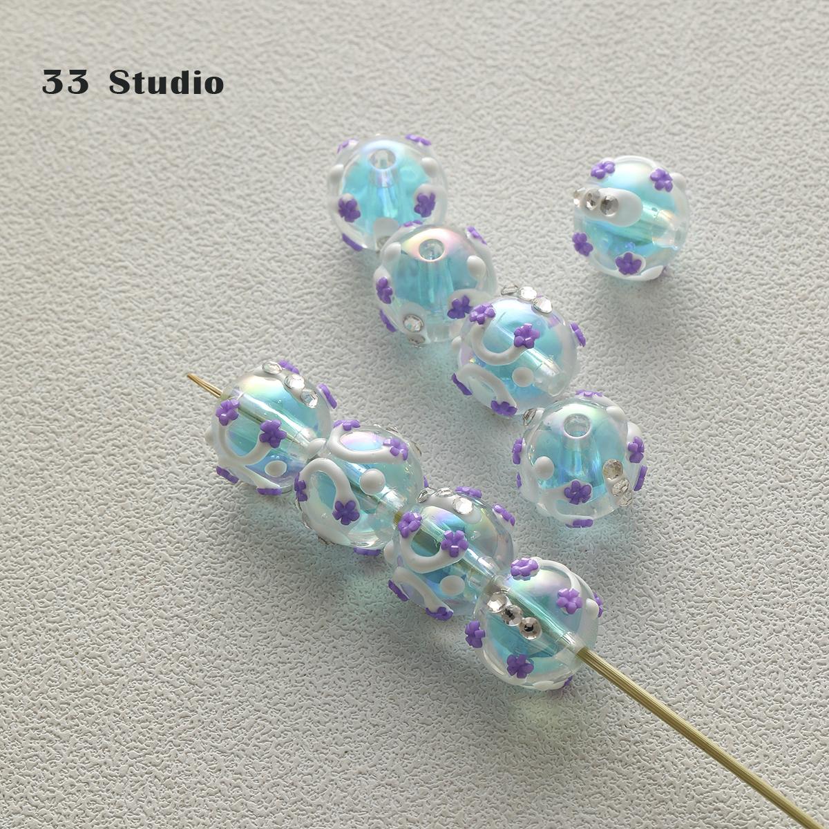 

Чистая ручная роспись бусины наклейки набор бриллиантов жемчуг DIY ювелирные аксессуары материал упаковка бусины автомобиль кулон сотовый телефон цепочка бусины 27#