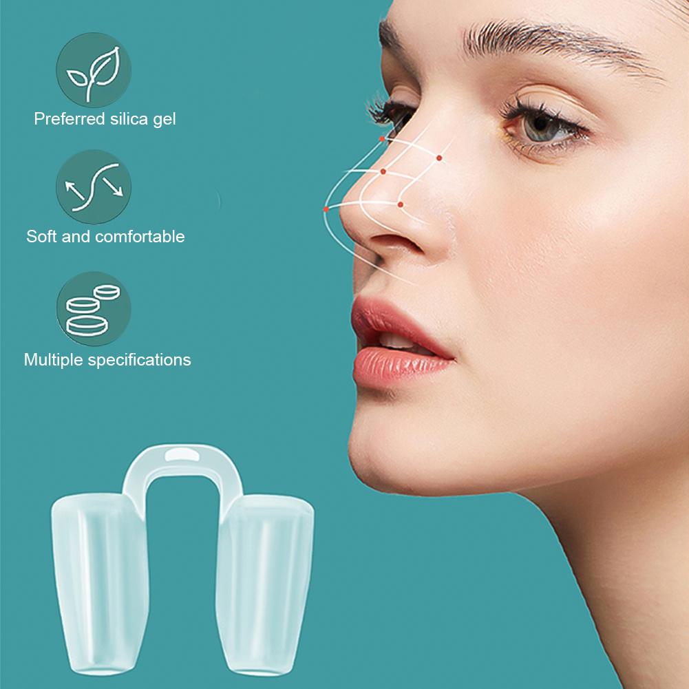 Nasal Synthetical Rhinoplasty Postoperative Nostril Support Silicone Contorted Nose Correction Fixator Plastic Nose Clip