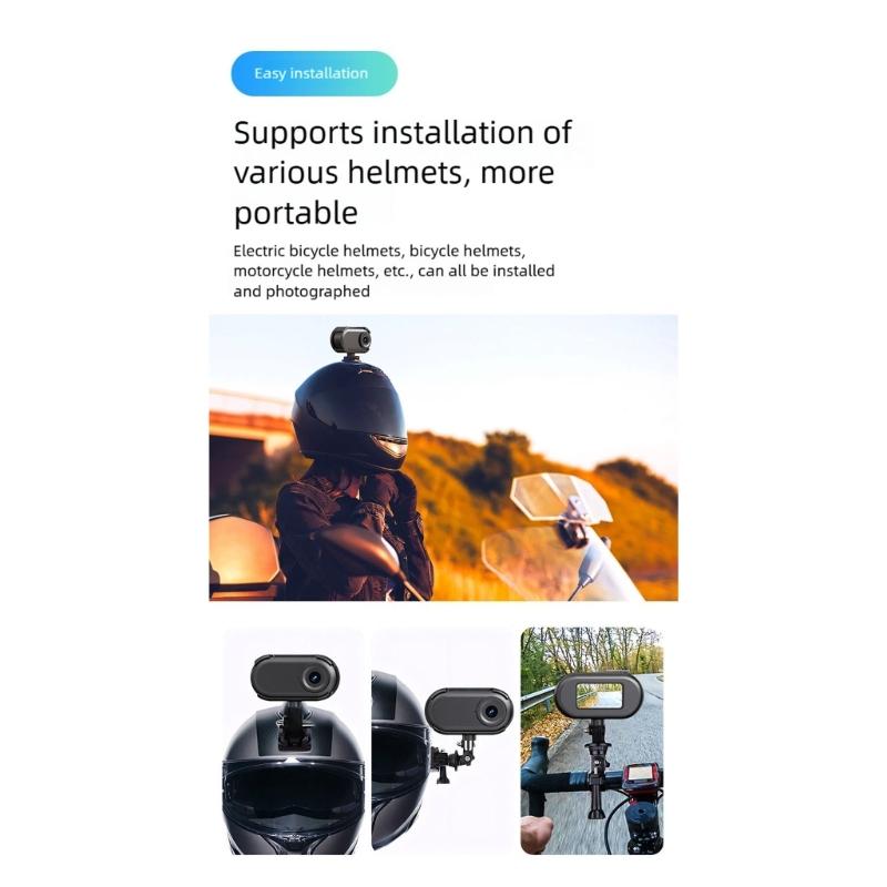 Magnetic Charging Mini Camera 1080p High-Definition Wearable Action Camera For pet Cycling Vlogging With Adjustable Collar