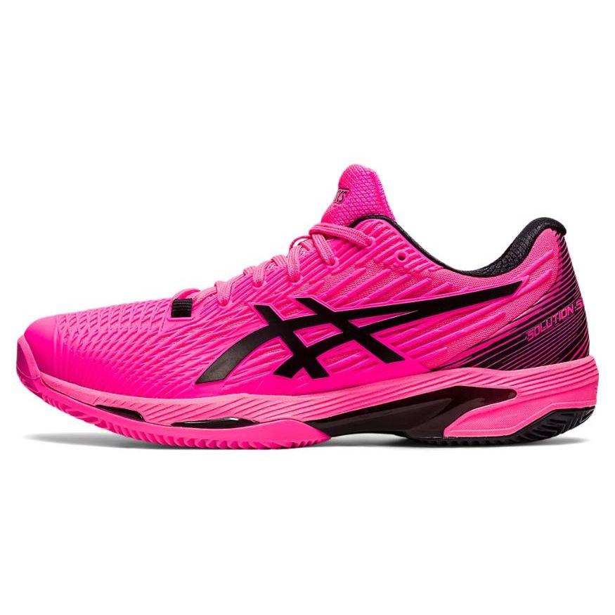 Asics Solution Speed FF 2 Clay Hot Pink Men Sneakers Black 1041A187-700