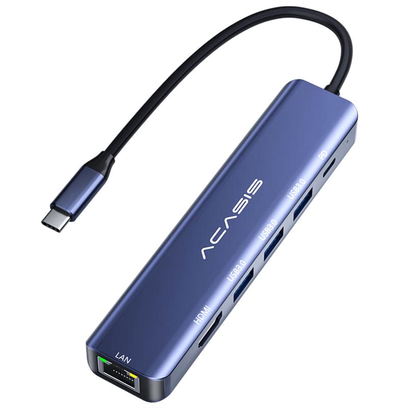 Acasis USB-C 6-in-1 Multiport Docking Station usb