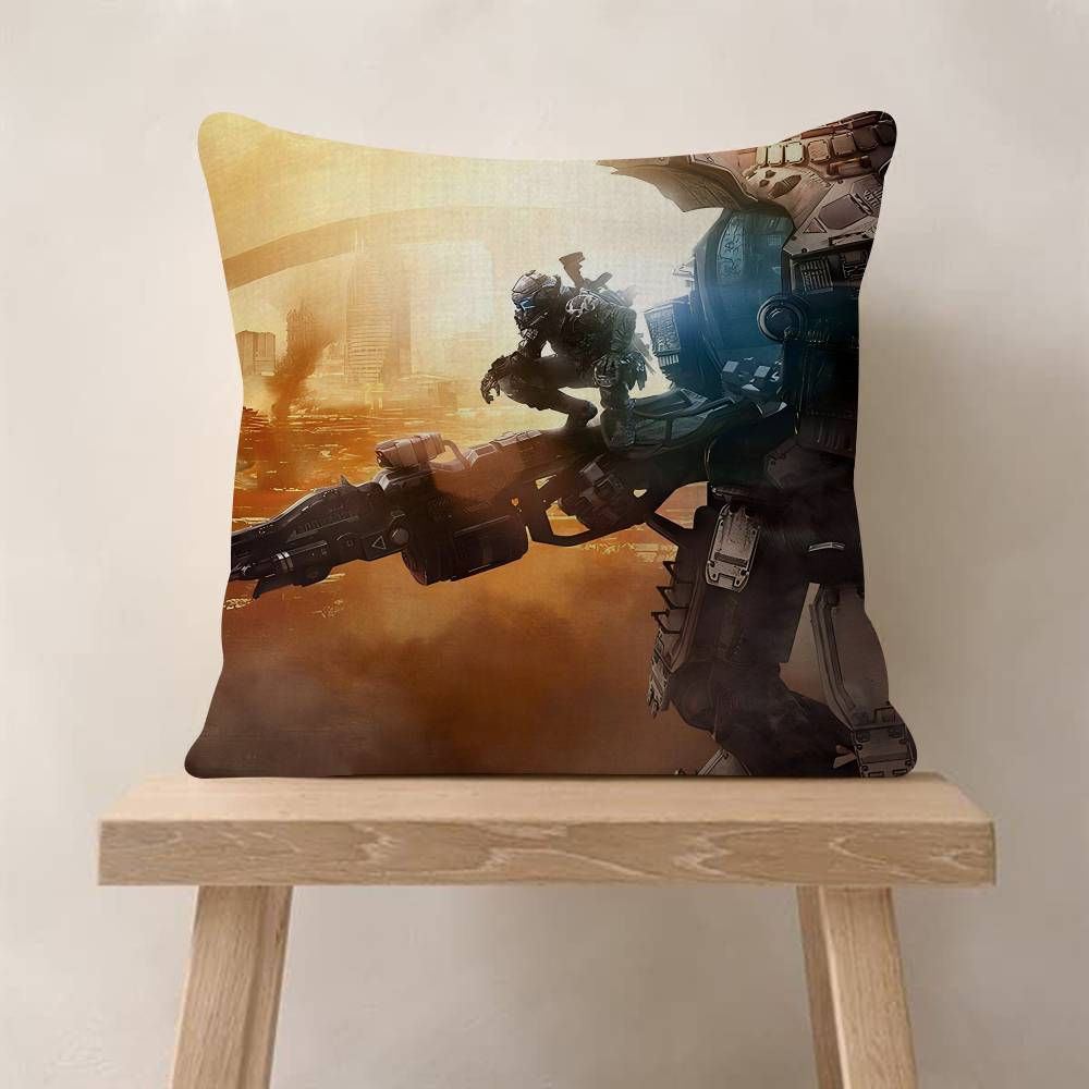 Game TTitanfall Pillow Gift Home Office Decoration Pillow Bedroom Sofa Car Cushion CoverPillow Case