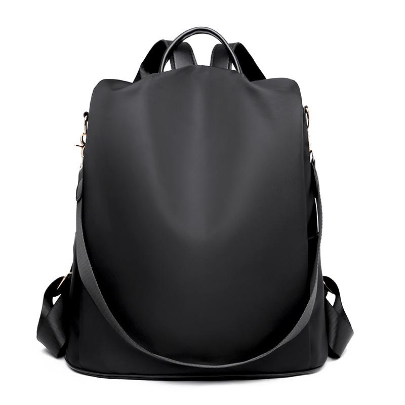 Women's Vintage Oxford Anti-theft Backpack with Pendant – Large Capacity Fashion Schoolbag & Shoulder Bag