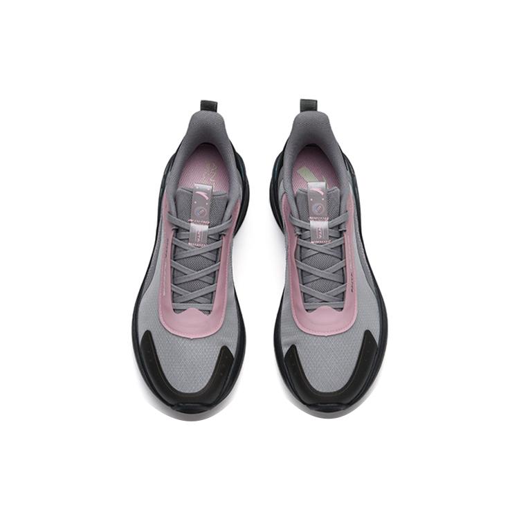 New Anta Running Collection Cushioning Anti Slip And Wear Resistant Low Top Running Shoes Women's Black Gray Red 122235565-5