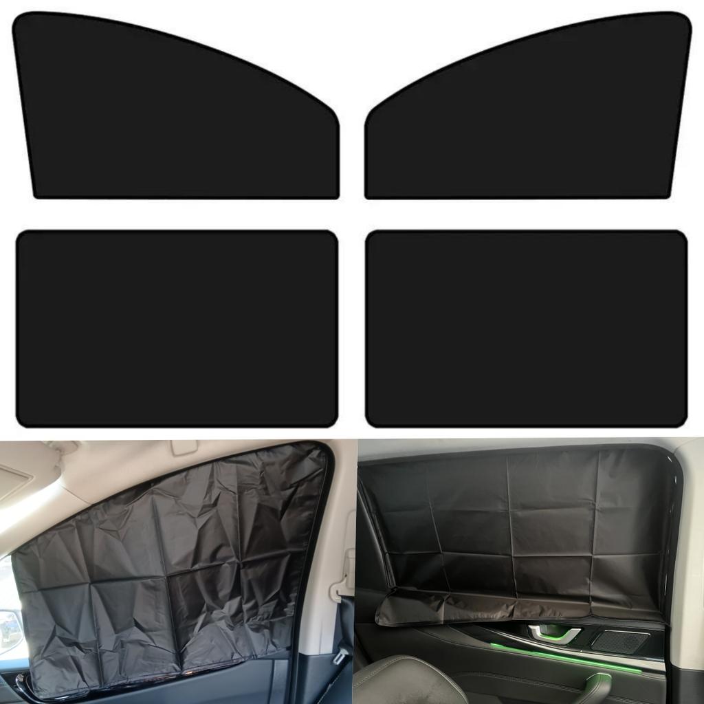 Magnetic Car Sunshade UV Protection Curtains Sun Shield Cover Double Sides Auto Window Sun Shade Protector Cover Diy Accessories