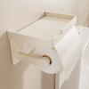 Bathroom Toilet Paper Holder Without Drilling, Creative Wall Storage Box