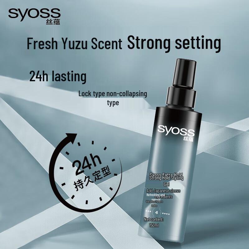 Syoss Long-lasting Strong Hold Styling Gel Water
