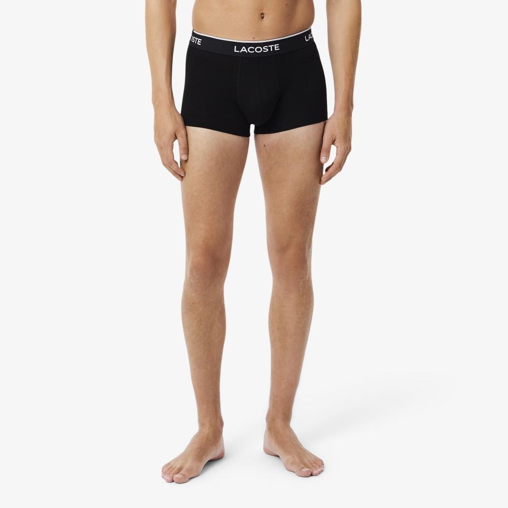 Lacoste Men's Black Cotton Brief 3-Pack 5H1300-56G031