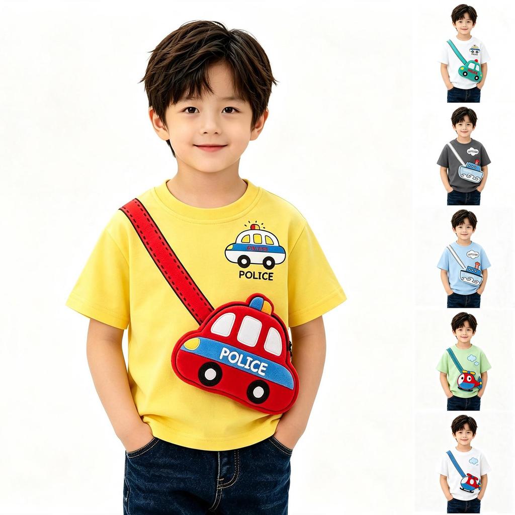 Kids Long Sleeve T-Shirt with Print for Boys Girls Casual Comfortable Base Layer Top
