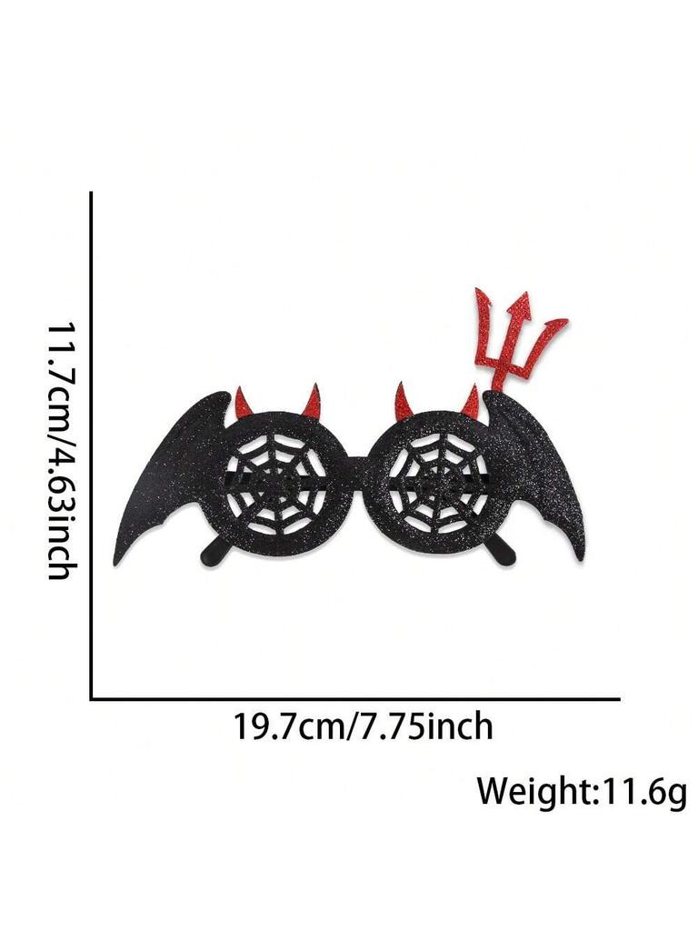 Halloween Kürbis Brille für Kinder Gruselige Fledermaus Totenkopf Party Kostüm Foto Requisite Spukhafte Halloween Dekorationen für festliche Feier