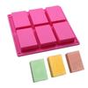 New DIY Cake Decoration Handmade Mold Handmade Rectangular Soap Silicone Cake Mold Cold Soap Mold Making Soap Supplies