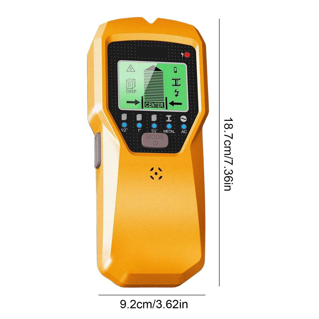 Handheld Wall Metal Detector Battery Powered Metal Detection Instrument Multi-Purpose Post Measuring Instrument for Wood Drywall