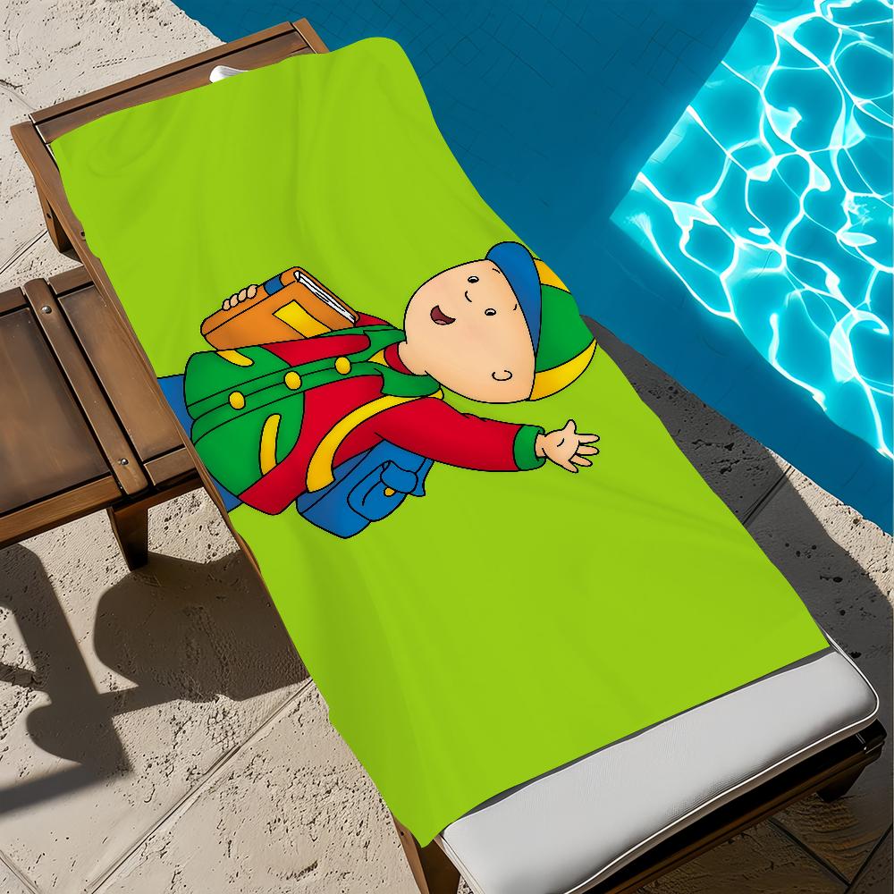 Cute Towel Beach Bath Quick-Drying Lightweight Portable C-CaillouS-ES Sauna Camping Swim Cartoon Pool Travel
