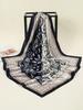 New Women Luxury Silk Scarf Hijab Printed Scarves Square 90X90Cm Shawl Travel Headscarf Bandana Neckerchief Foulard