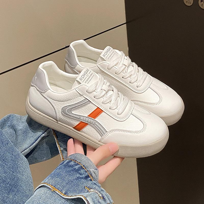 Осень новая женская одинарная обувь универсальная корейская версия повседневная плоская подошва обувь мягкая подошва один педаль корейская версия не устают ноги белая обувь 35